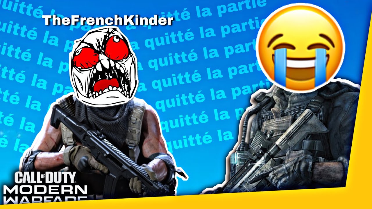 1vs1 CONTRE UN RAGEUX , IL FULL RAGE QUITTE ! Part 1 (Modern Warfare)