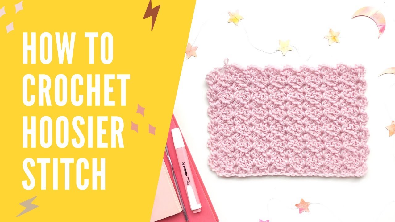 HOW TO CROCHET | HOOSIER STITCH