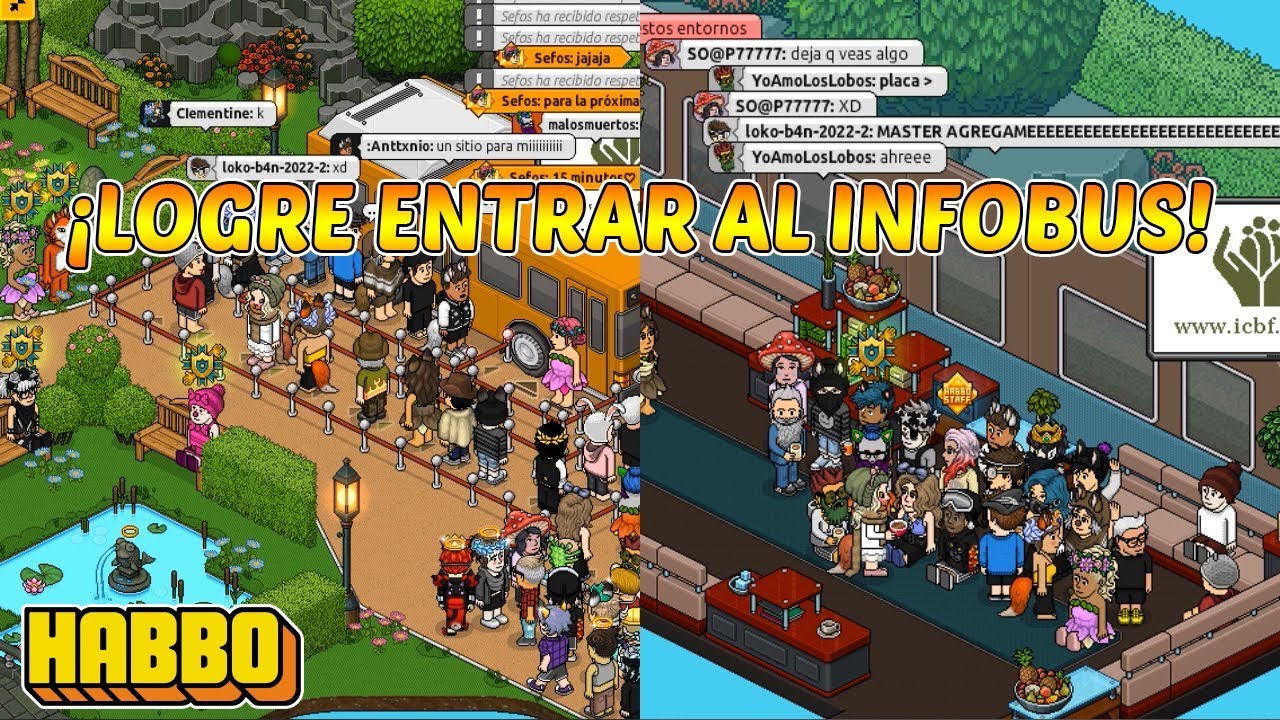 😁 ¡LOGRE ENTRAR AL INFOBUS DE HABBO! 🚍 - CHARLA CON ANDRÉS DE ICBF