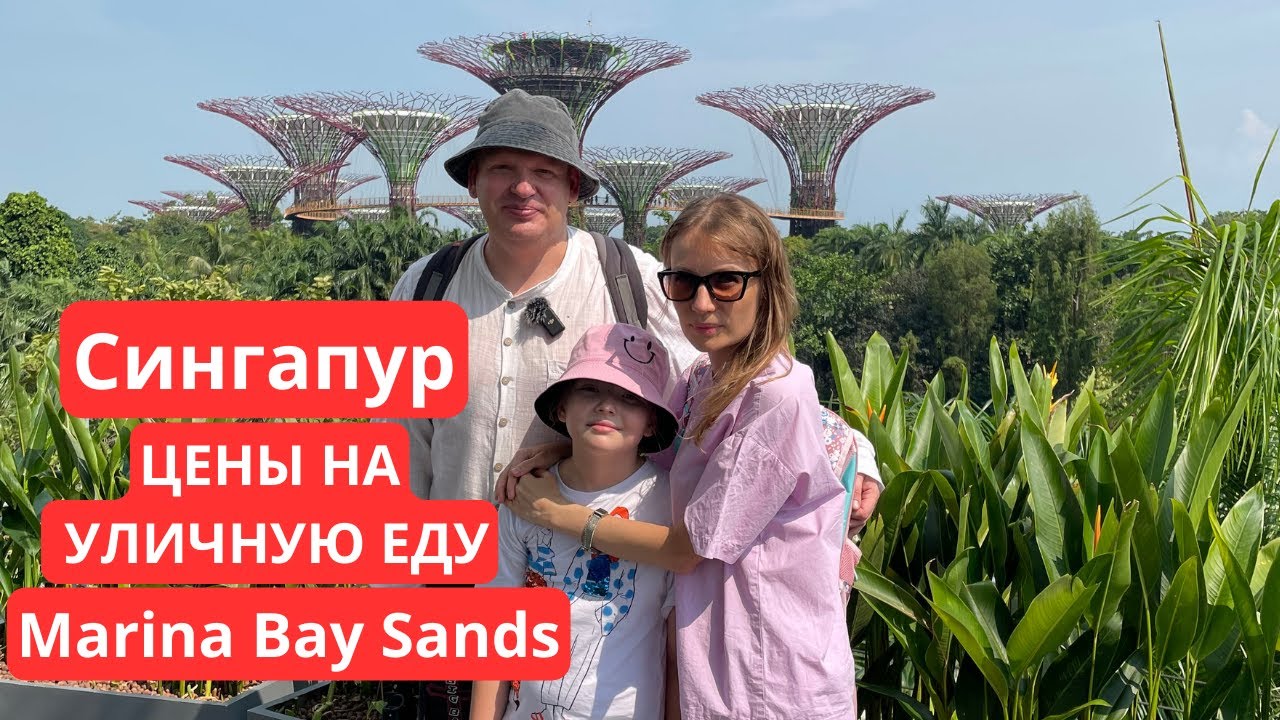 Сингапур | Цены на уличную еду | Marina Bay Sands | Gardens by the Bay Singapore
