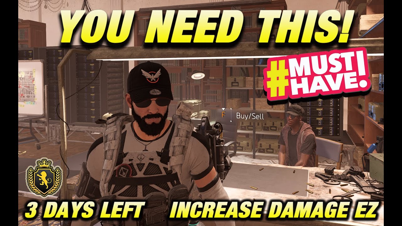 YOU NEED THIS!! INCREASE YOUR DAMAGE FOX'S PRAYER | The Division 2