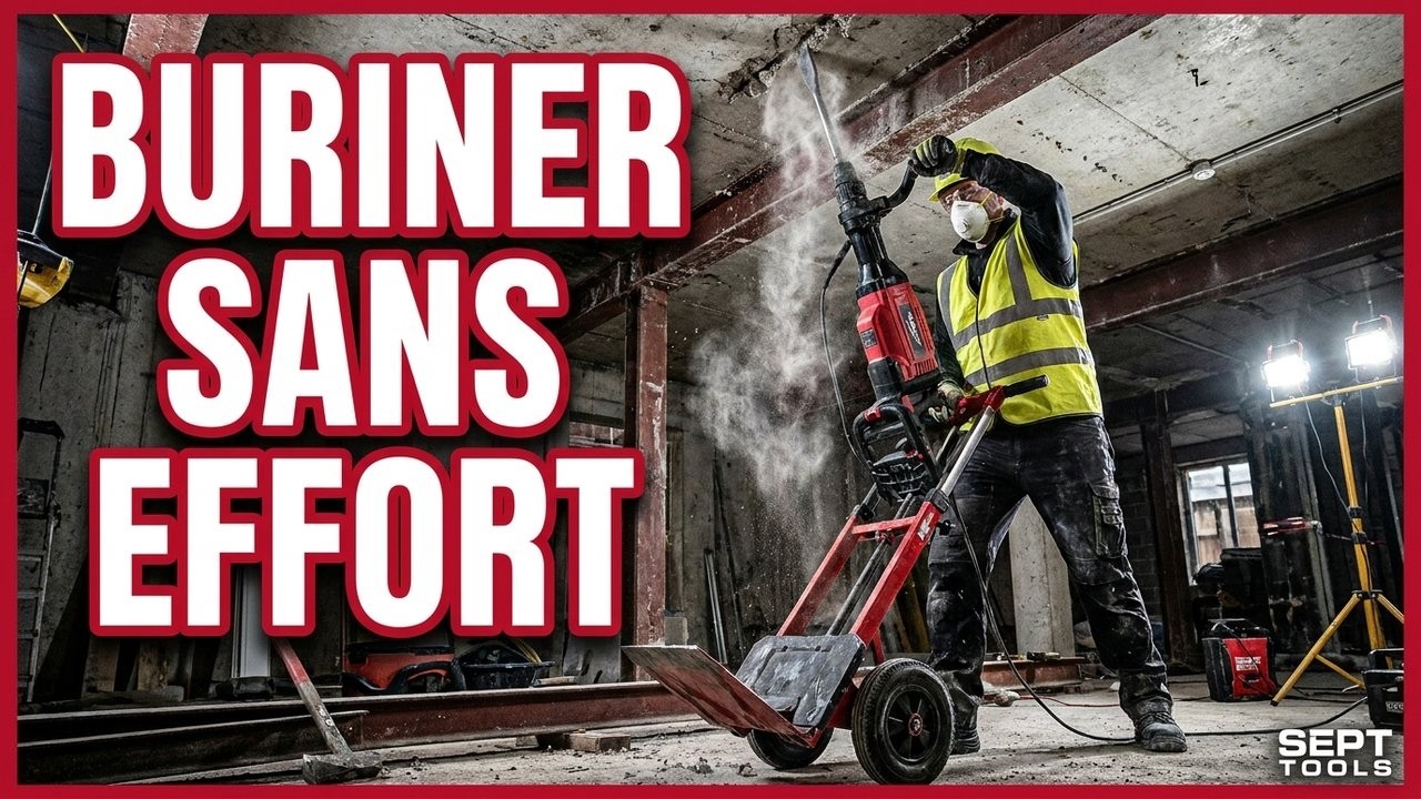 Burinage plafond SANS EFFORT avec notre ensemble BURINEUR PLAFOND ! #fyp #shorts