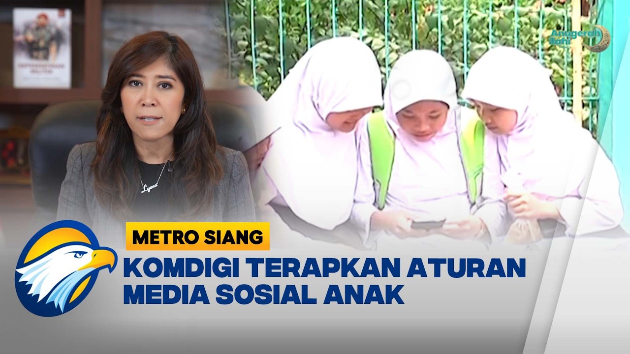 Komdigi Tetapkan Medsos Umur di Bawah 16 Tahun Dibatasi Mulai Maret 2026 - [Metro Siang]