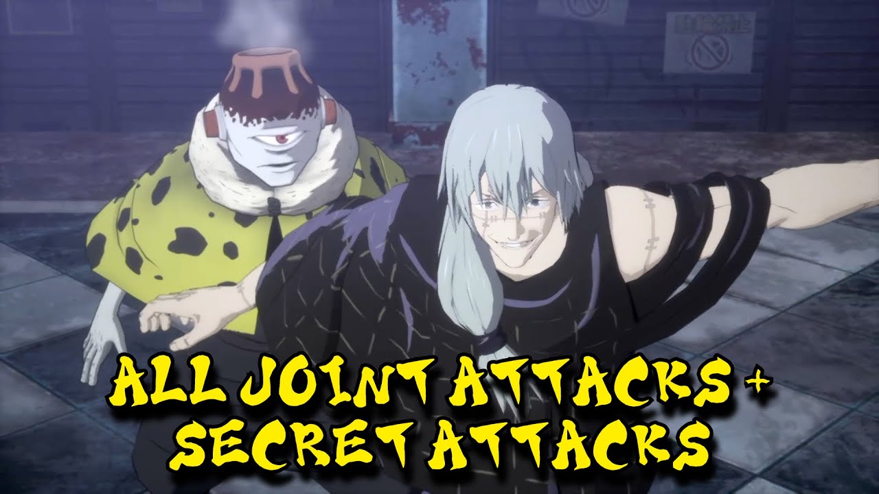 Jujutsu Kaisen Cursed Clash All Joint Attacks and Secret Attacks (Japanese)