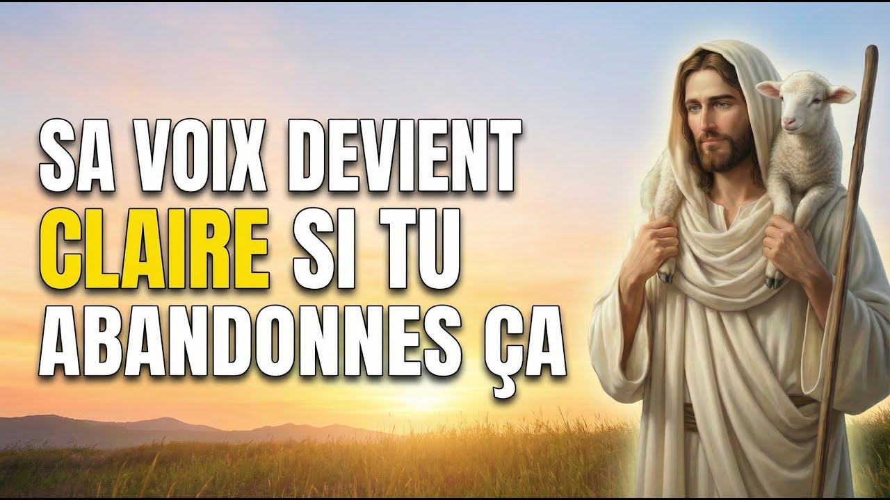 5 Choses à Abandonner Pour Enfin Entendre La Voix de Dieu Clairement