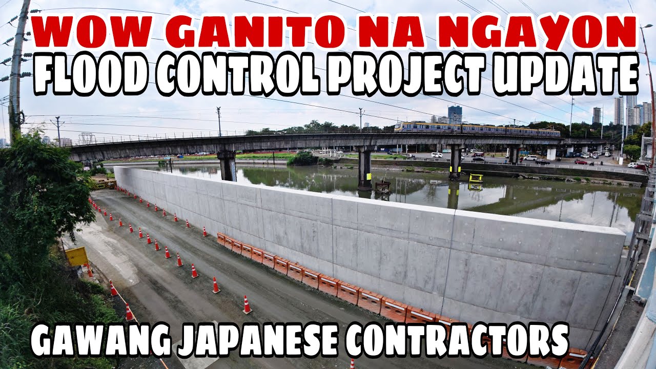WOW GANITO NA NGAYON ANG FLOOD CONTROL DITO SA MARIKINA RIVERBANKS. FLOOD CONTROL PROJECT UPDATE