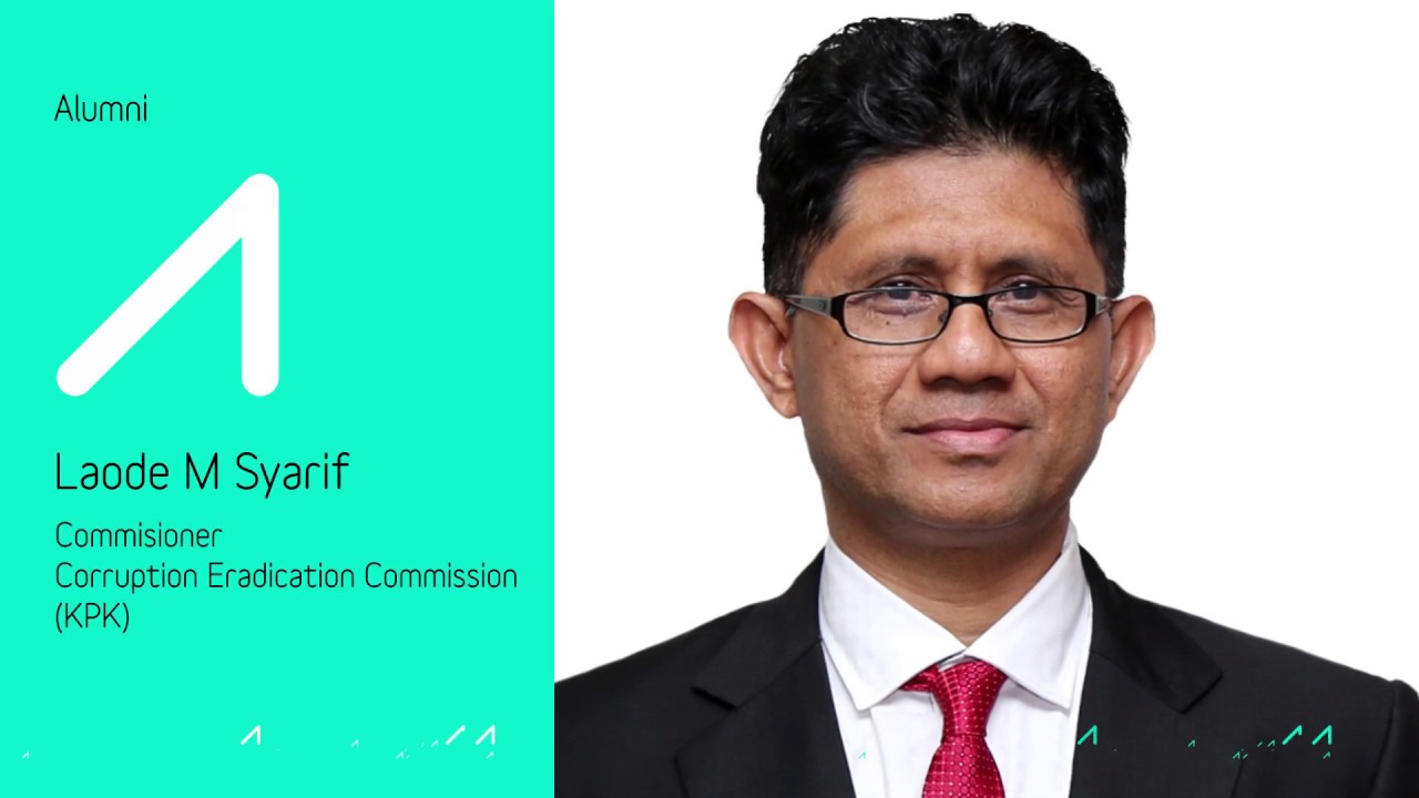 Dr Laode Muhammad Syarif - 2019 Advance Global Alumni Award winner