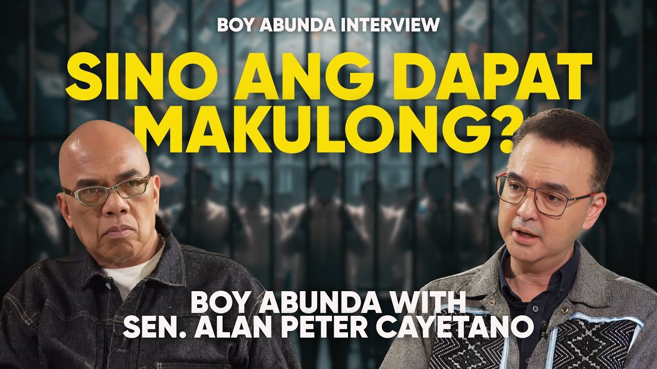 Sino Ang Dapat Makulong? | Boy Abunda with Senator Alan Peter Cayetano