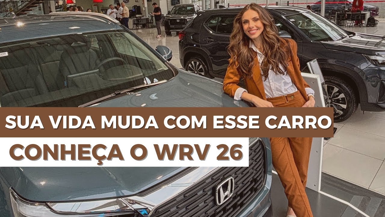 O NOVO Honda WR-V 2026 é o carro PERFEITO para mulheres? Testei e SURPREENDI!