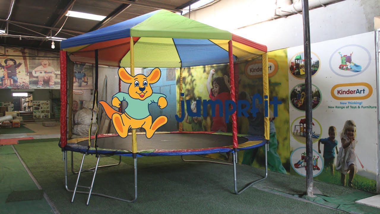 Rainbow Trampoline Installation | Jumprfit | Trampolines