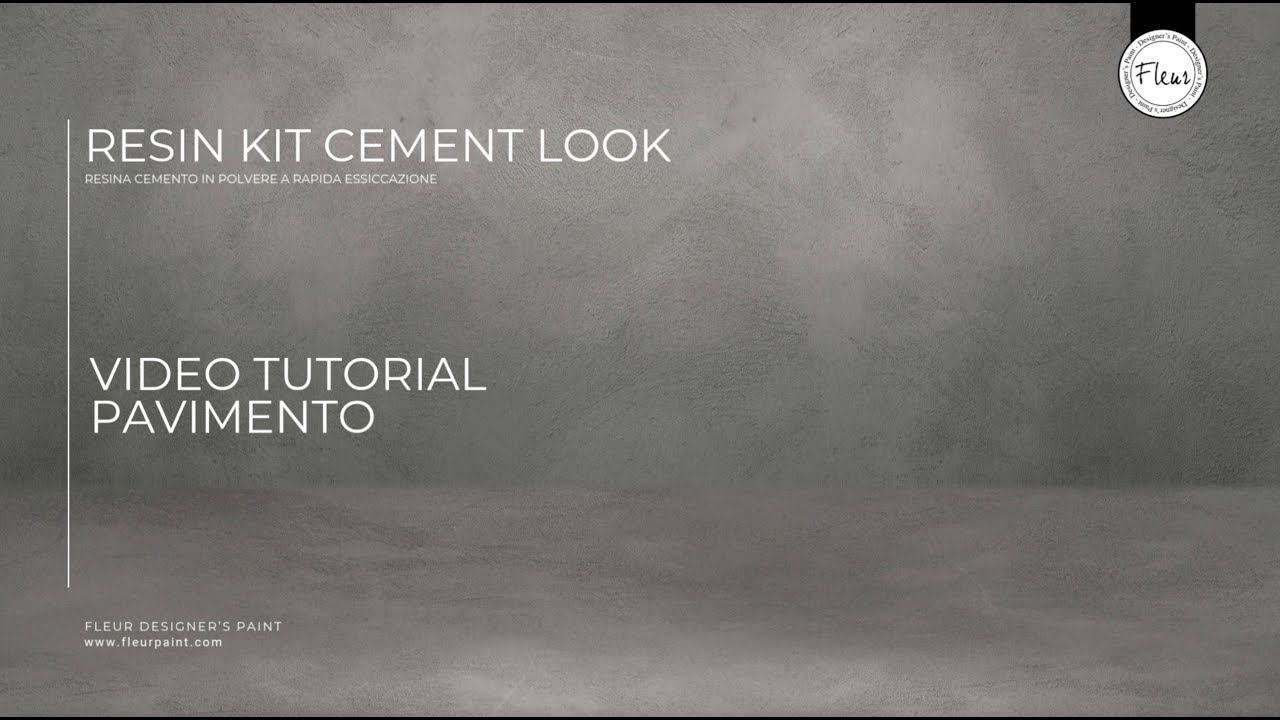 🇮🇹 Fleur Resin Kit Cement Look Step by Step