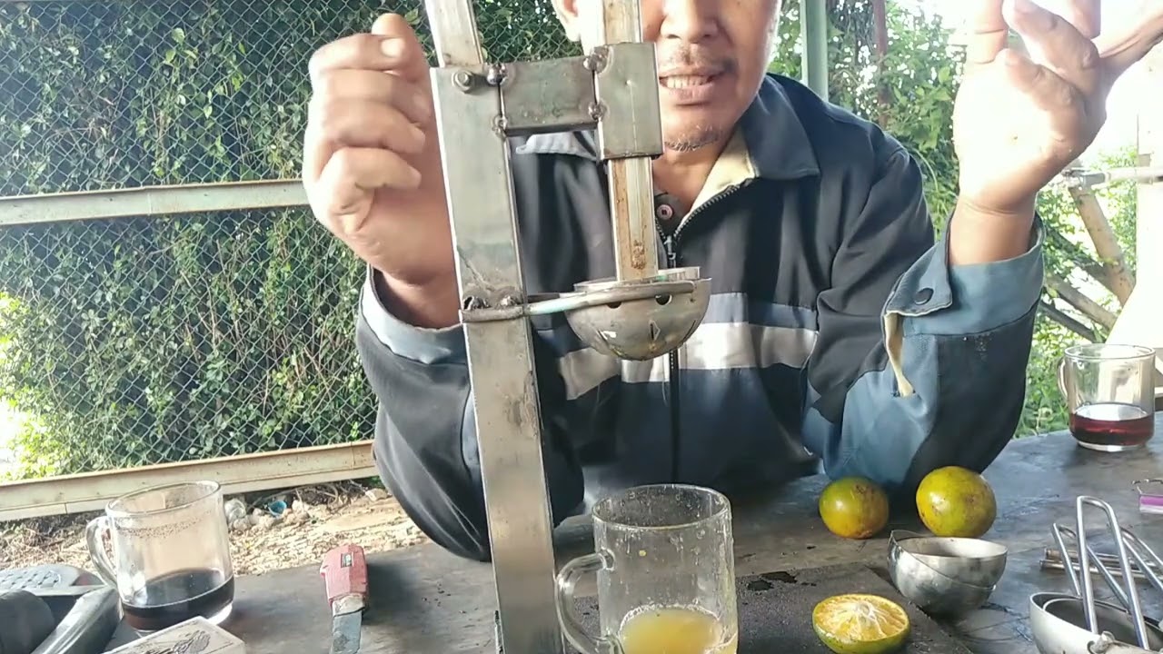 @Surya Pijar Perkasa Peras jeruk. mengunakan batok stainless 3
