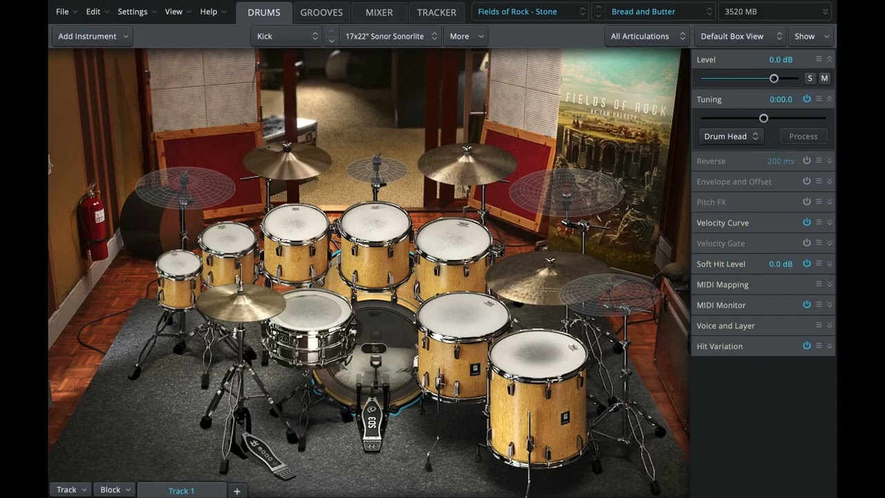 17 TOONTRACK SDX   FIELDS OF ROCK   Toontrack   Preset