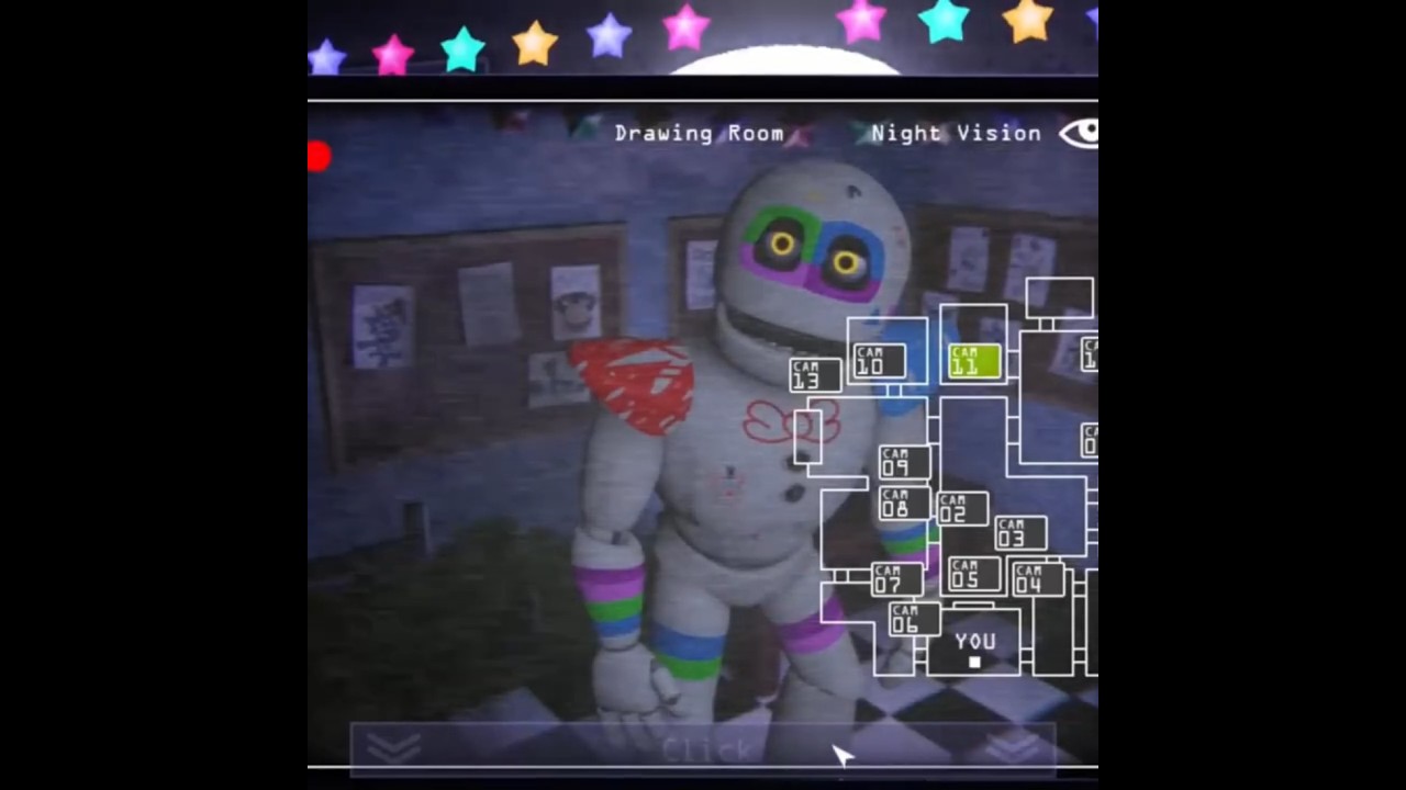 Glamrock Blank in FNaC 2 (FNaF Jumpscares)