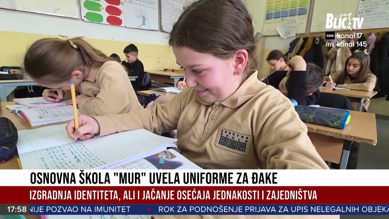 OVA OSNOVNA ŠKOLA UVELA UNIFORME ZA ĐAKE: Izgradnja identiteta, ali i jačanje osećaja jednakosti
