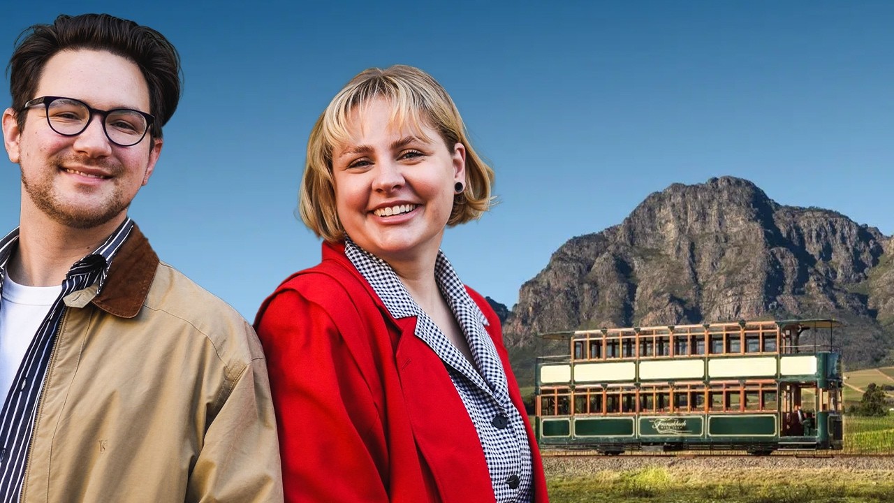 We did the Franschhoek Wine Tram!