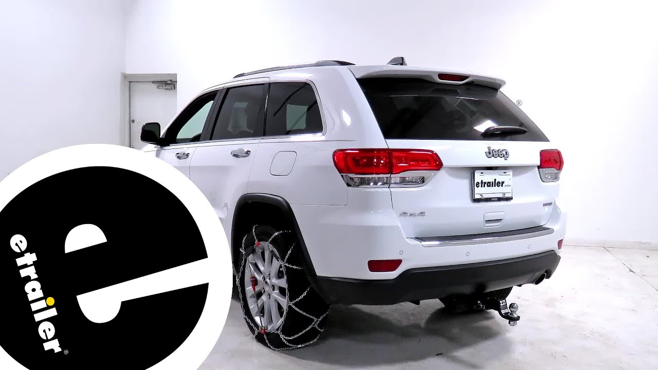 etrailer | Setting up the Konig Tire Chains on a 2017 Jeep Grand Cherokee