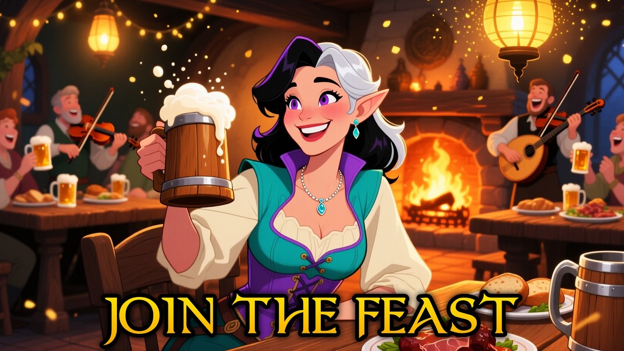 Join The Feast | Medieval Tavern and D&D Song (Lyrics Video)