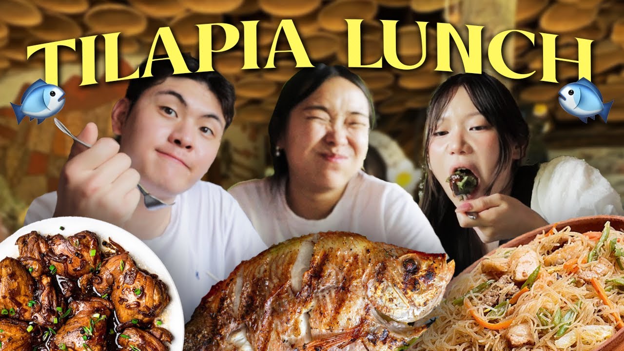 Koreans' First Time Trying Filipino Fish Dish🐠 at South Farm in Bohol!