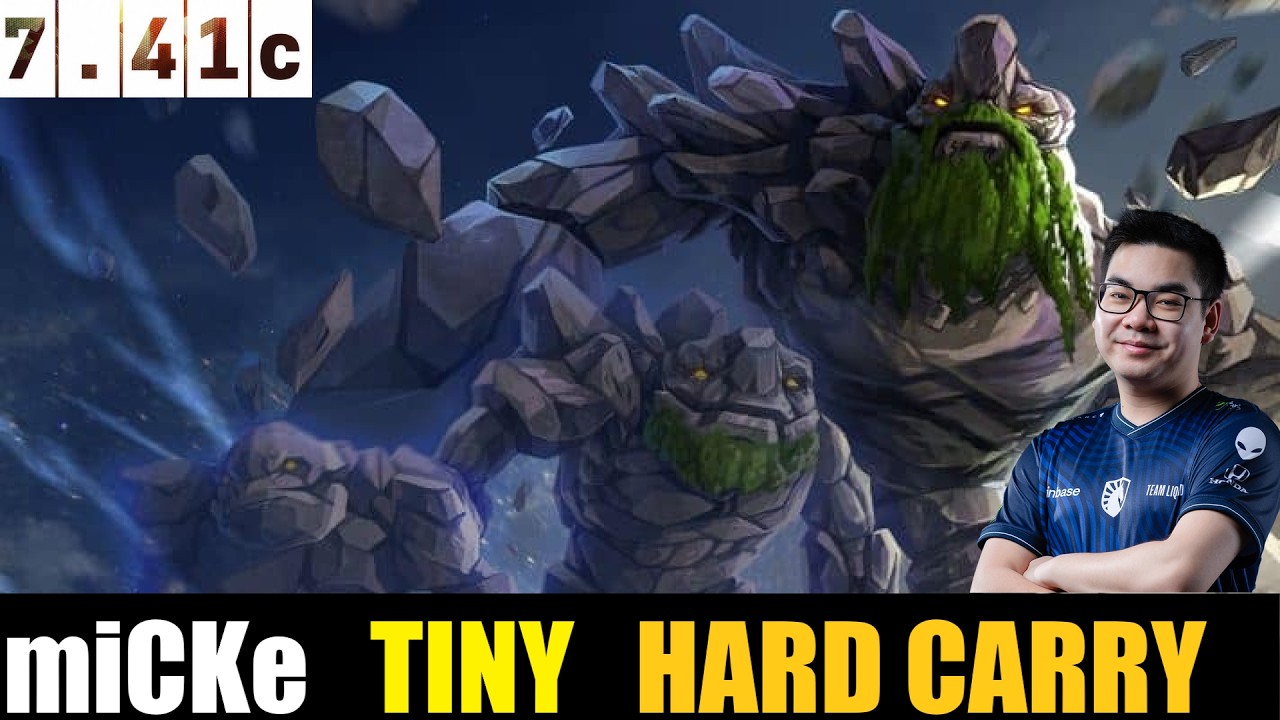 🤯 miCKe [TINY] HC 7.41c - DOTA 2 HIGHEST MMR MATCH #dota2   #dota2gameplay   #teamliquid