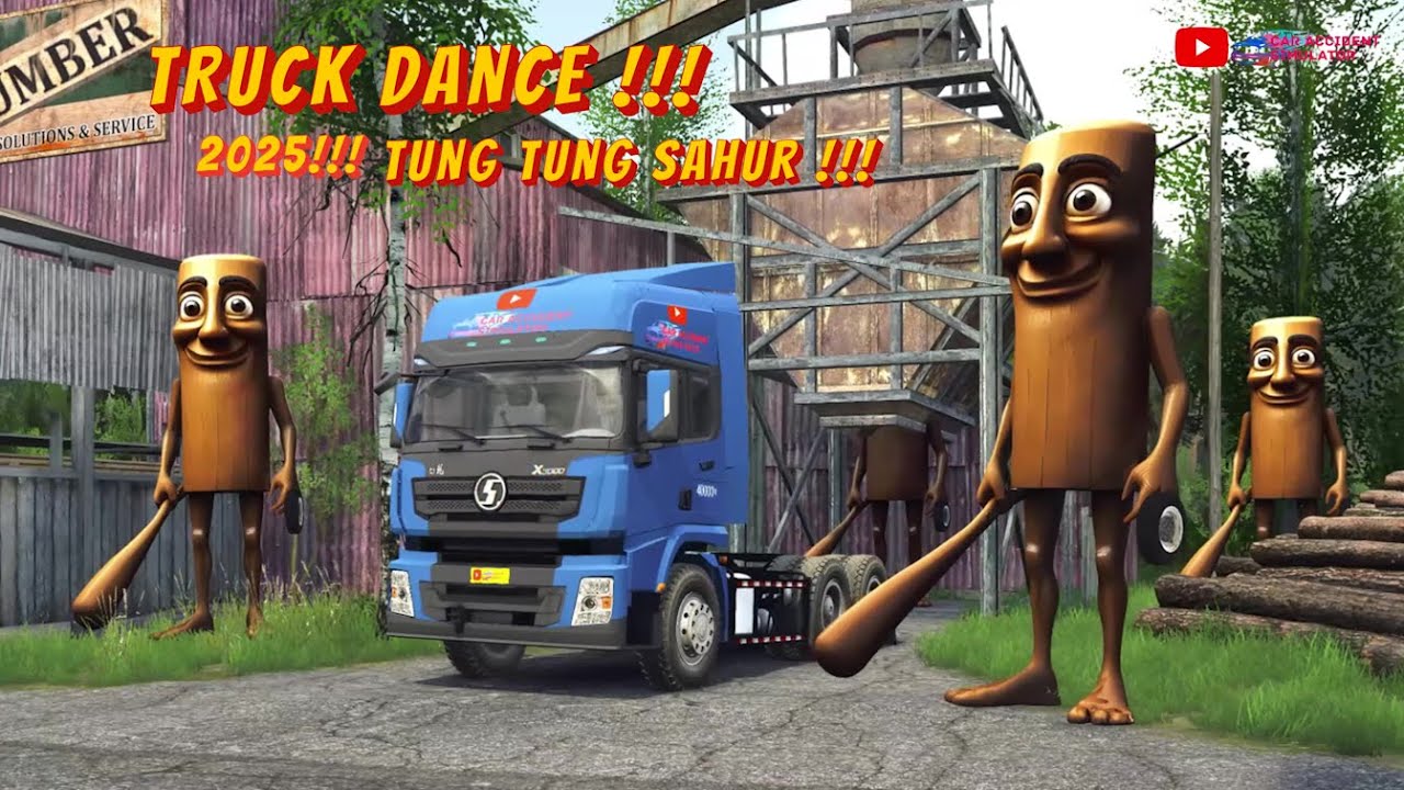 Funny Truck Dance 2025 | Epic Moves with Tung Tung Sahur Beat!