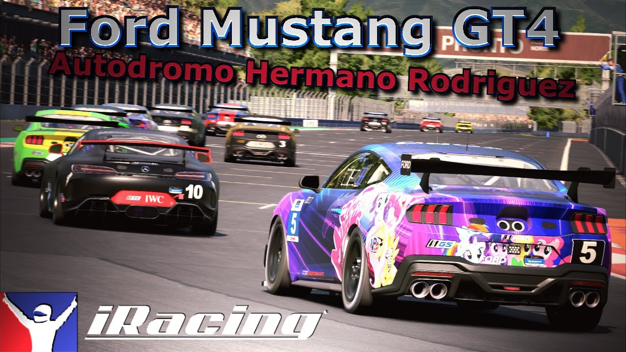 iRacing | Ford Mustang GT4 at Autodromo Hermanos Rodriguez!