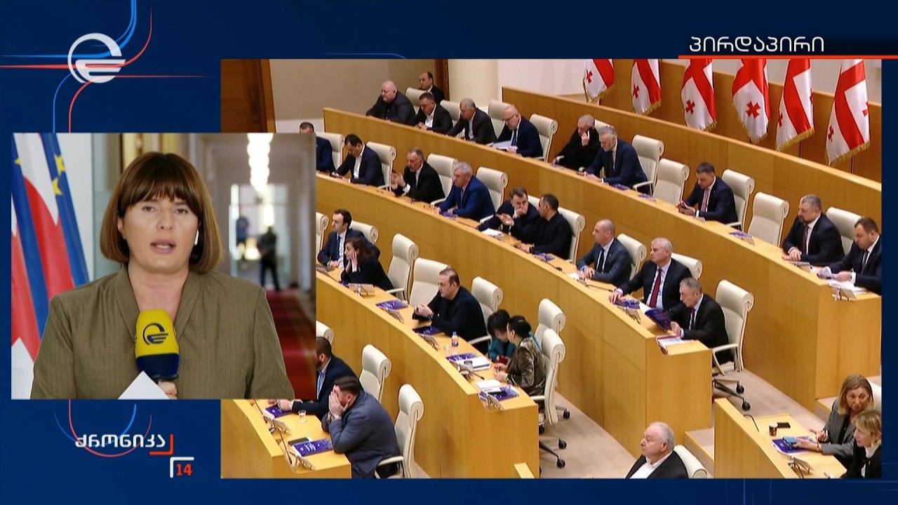 პლენარული სხდომა პოლიტიკური განცხადებებით გაიხსნა