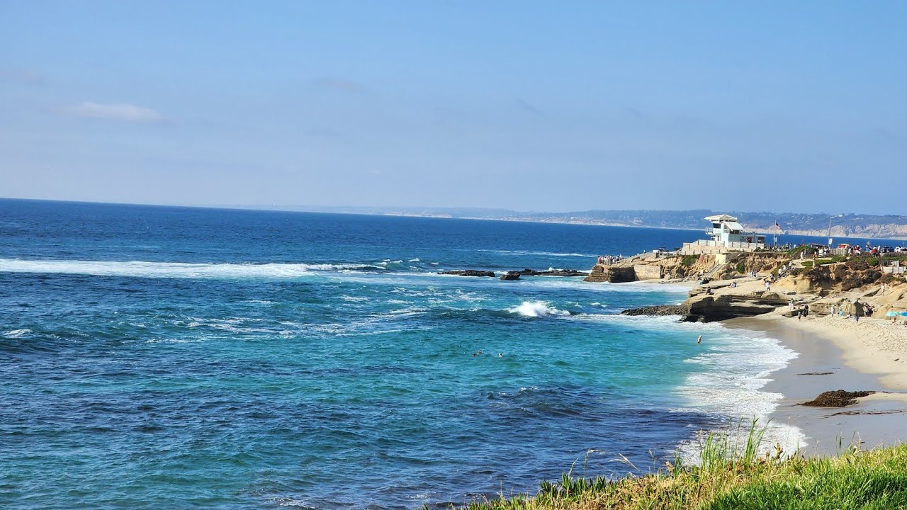 A day in La Jolla, San Diego. Low tide