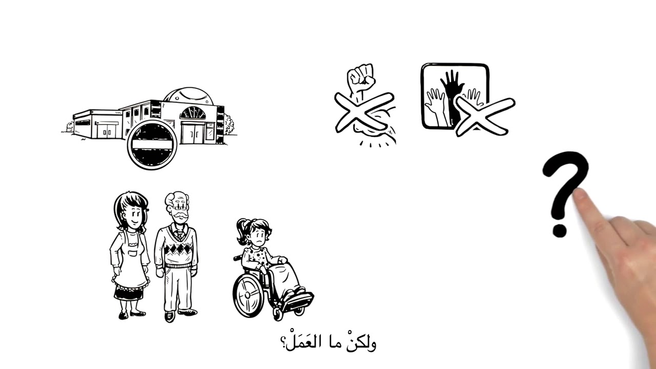 دمج ذوي الاعاقه في المجتمع