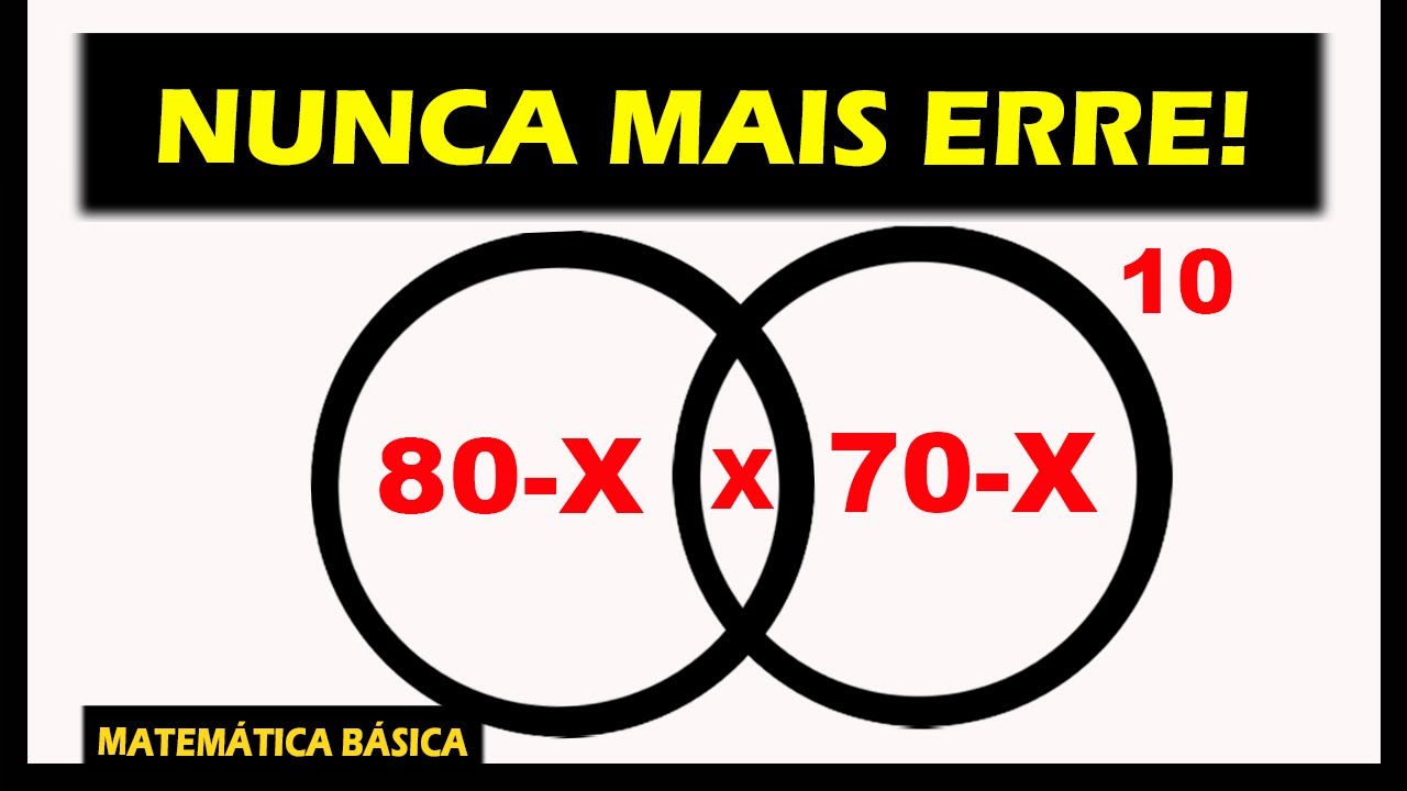 😱&rdquo;CONSEGUE ACERTAR ESSA QUEST&Atilde;O DE CONJUNTO?AGORA VOC&Ecirc; APRENDE!