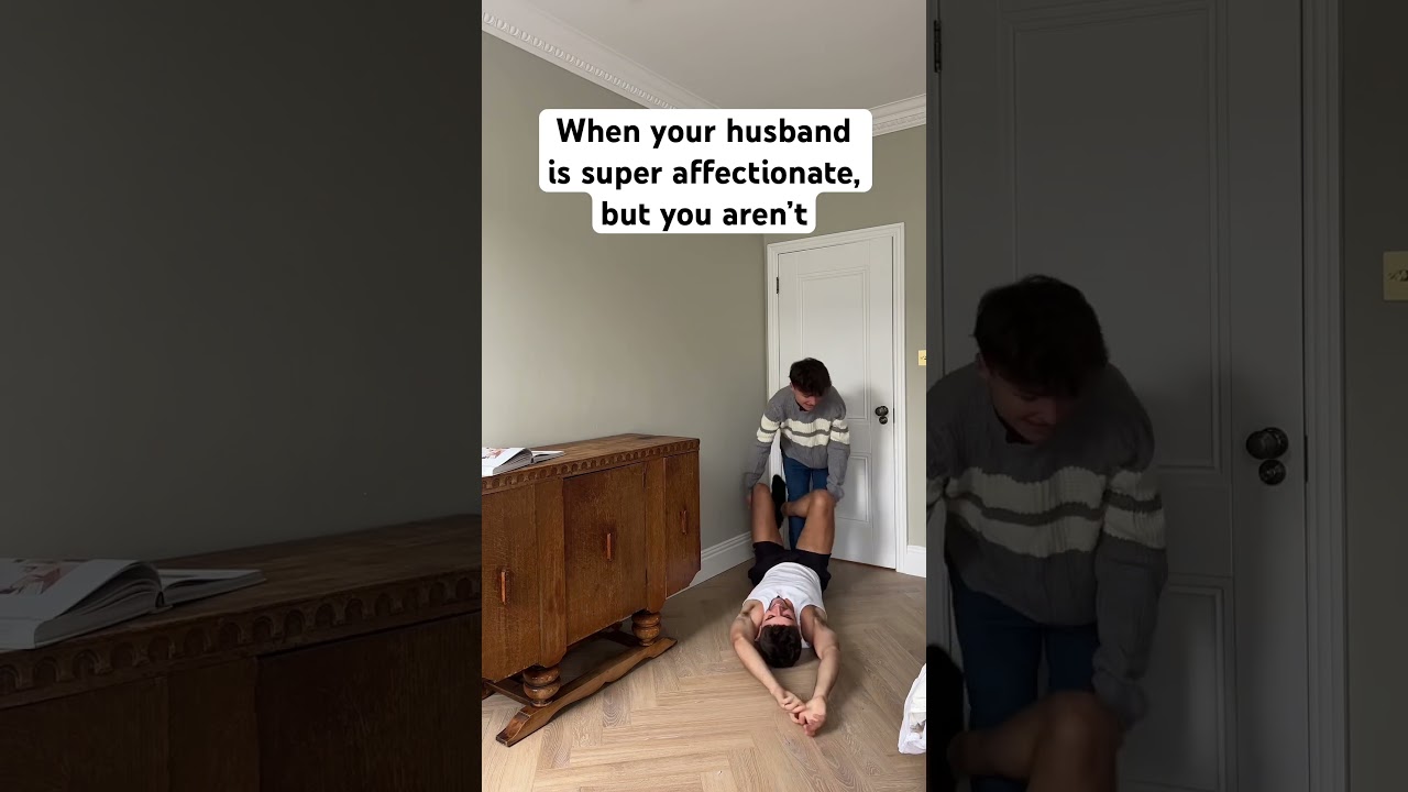 My Husband is SUPER affectionate | nickandant #funny #couple #comedy