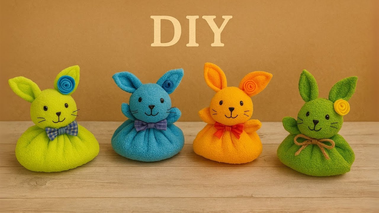 АРОМАТИЧЕСКИЙ ЗАЯЦ из ПОЛОТЕНЦЕВ