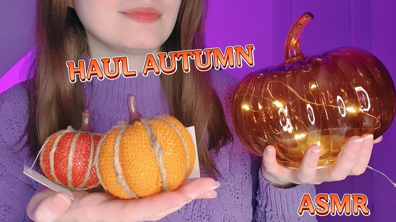 ASMR 🍂 HAUL AUTOMNE (PRIMARK, B&M...)