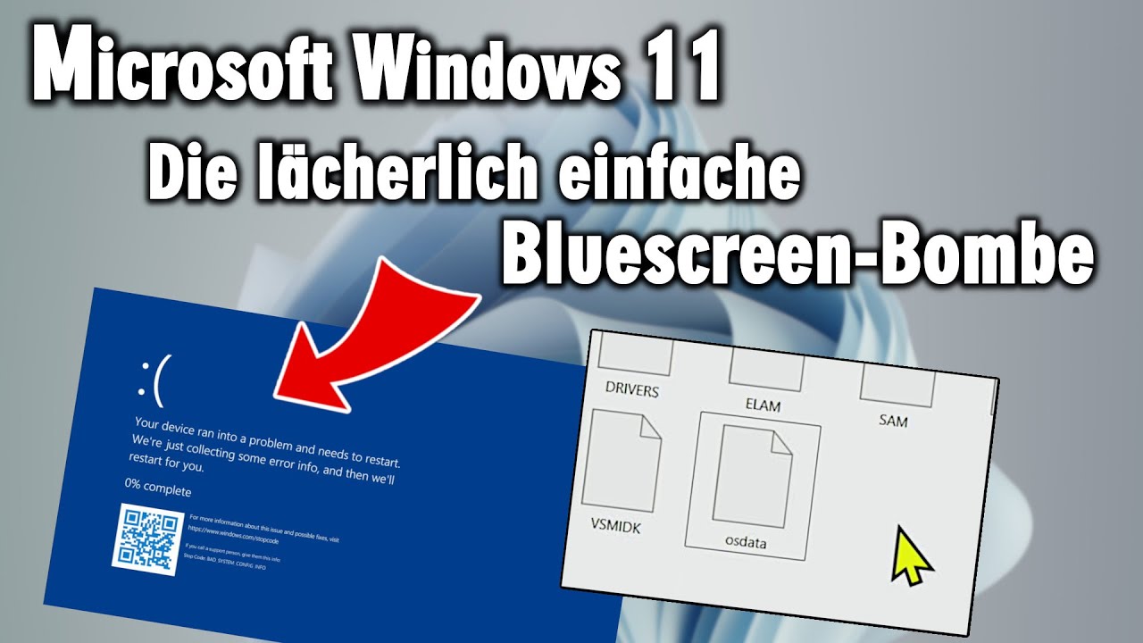 So katastrophal unsicher ist Windows 11 - Microsoft verliert die Kontrolle über Windows - OSDATA Bug