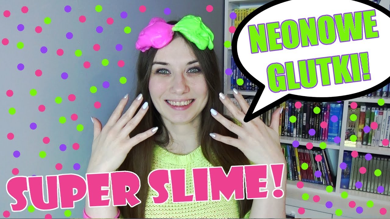 ⭐️ SUPER SLIME #4 - NEONOWE GLUTKI Z PIASKIEM! 🍧