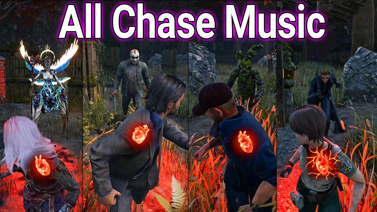 Dead By Daylight All Killers Terror Radius + Chase Music!