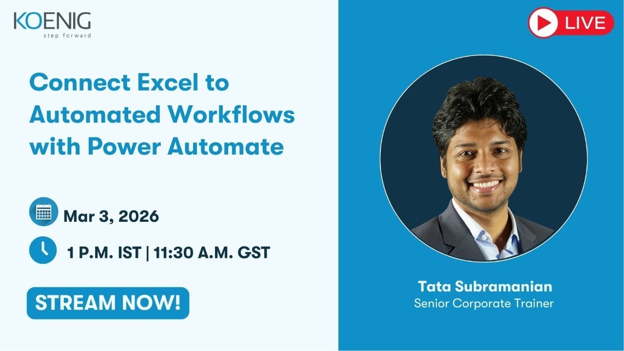 Connect Excel to Automated Workflows with Power Automate