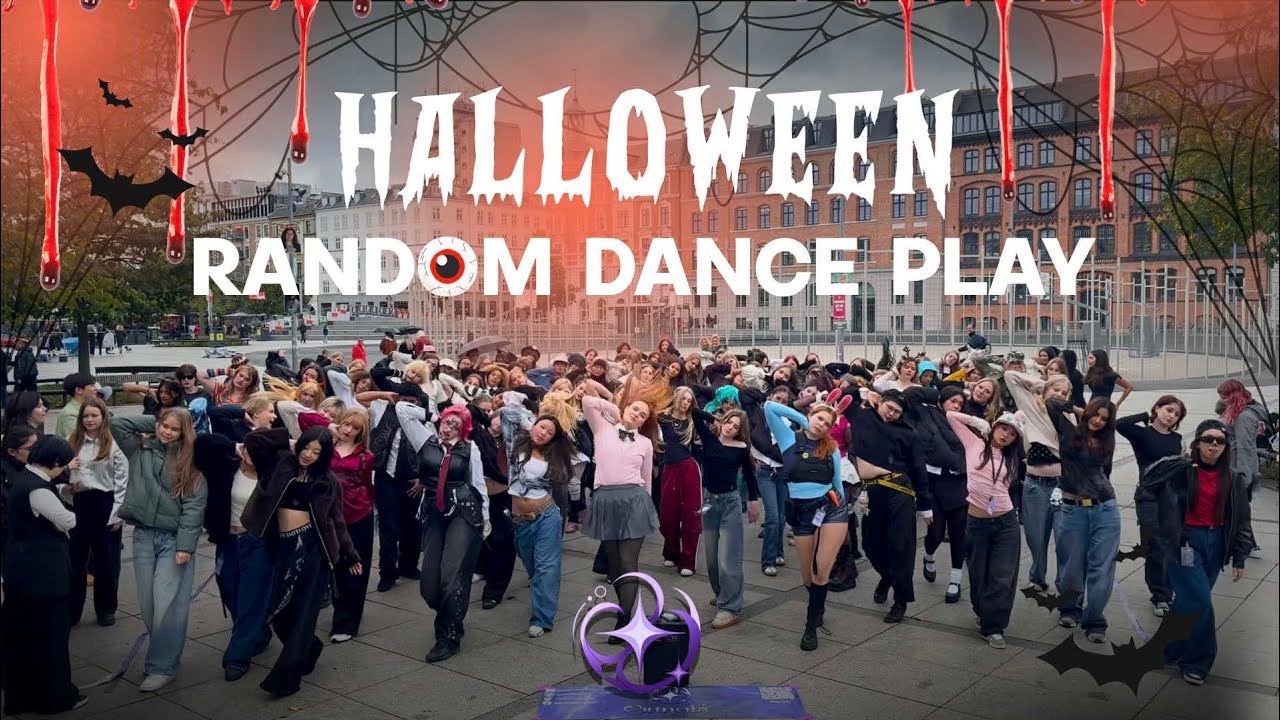[KPOP IN PUBLIC] HALLOWEEN RANDOM PLAY DANCE 랜덤플레이댄스 in Copenhagen, Denmark 2025 | EUNOIA DANCE CREW