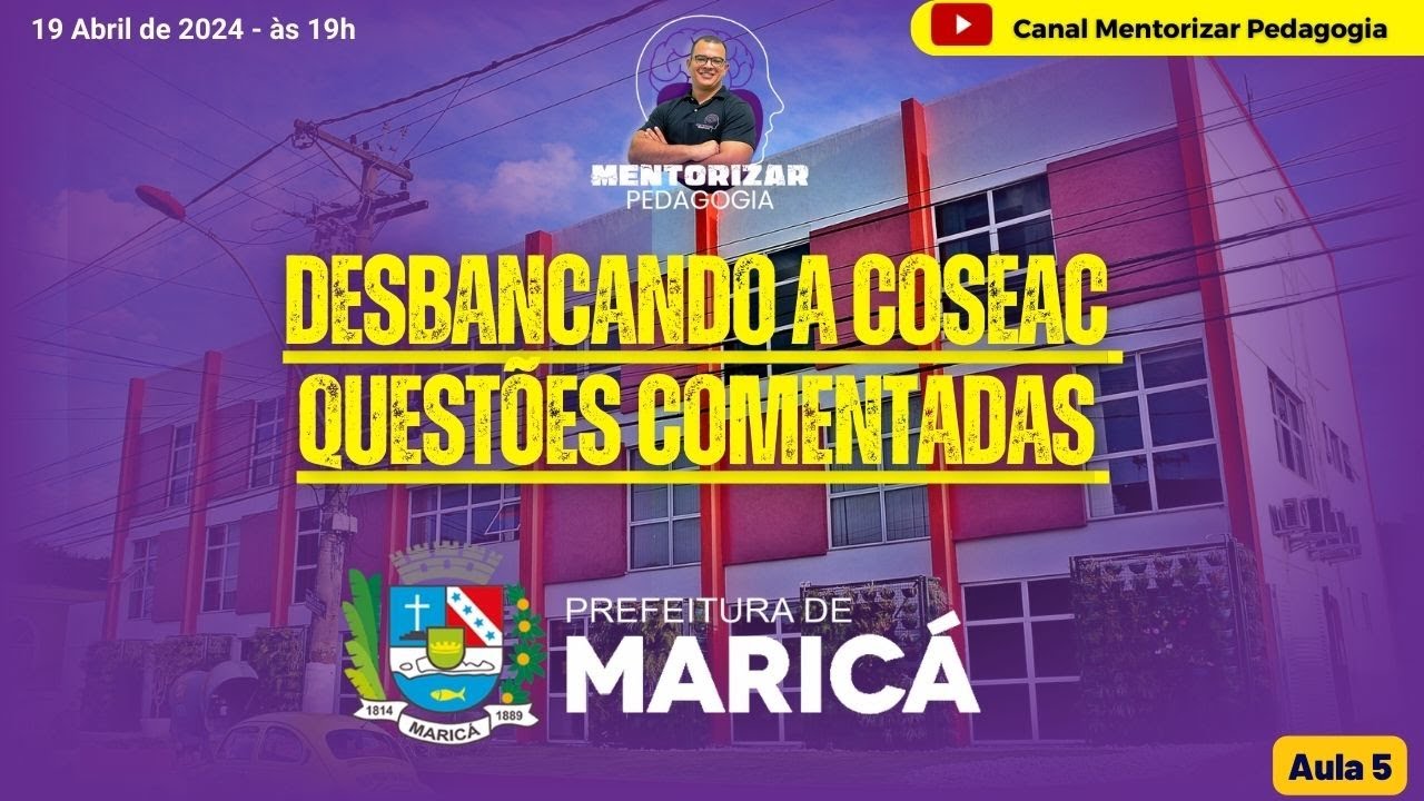 Desbancando a COSEAC - Concurso de Maricá - PPP - #planejamento #ppp #professor #docenteI #docenteII