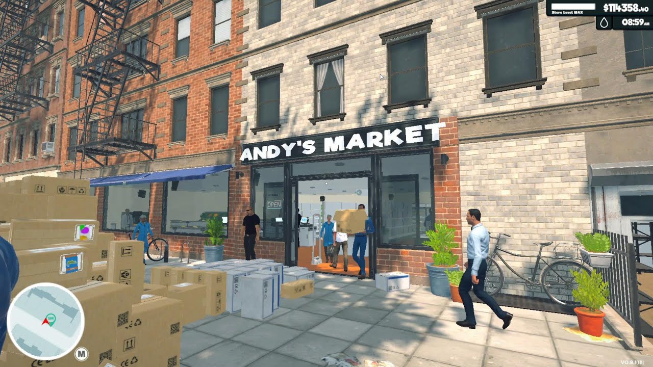 The New City in Supermarket Simulator
