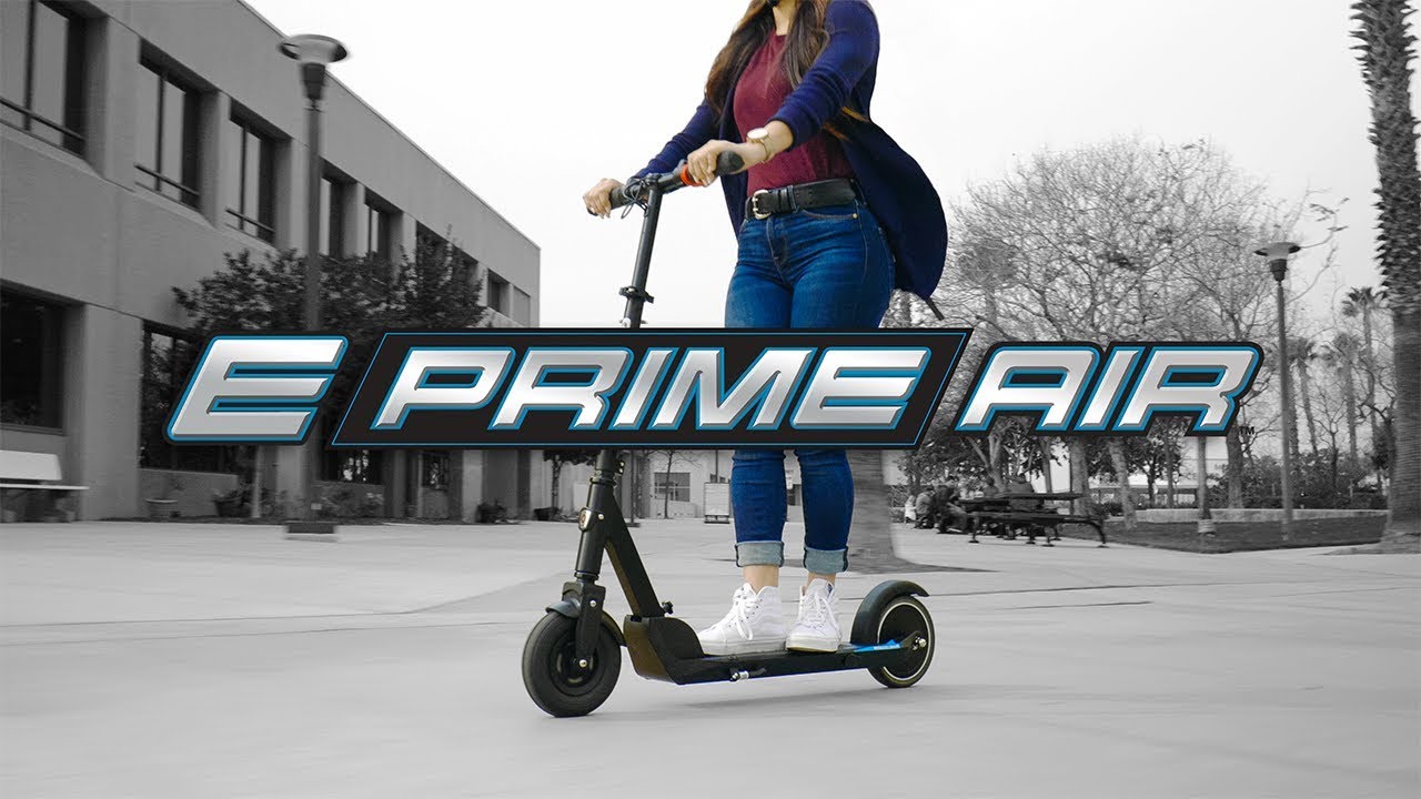 Razor E Prime Air Electric Scooter Ride Video with Features