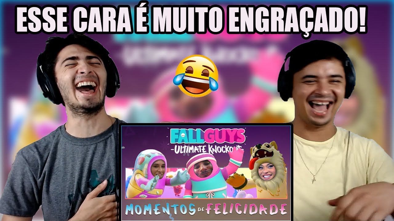REACT MOMENTOS DE FELICIDADE - FALL GUYS! (Smzinho)