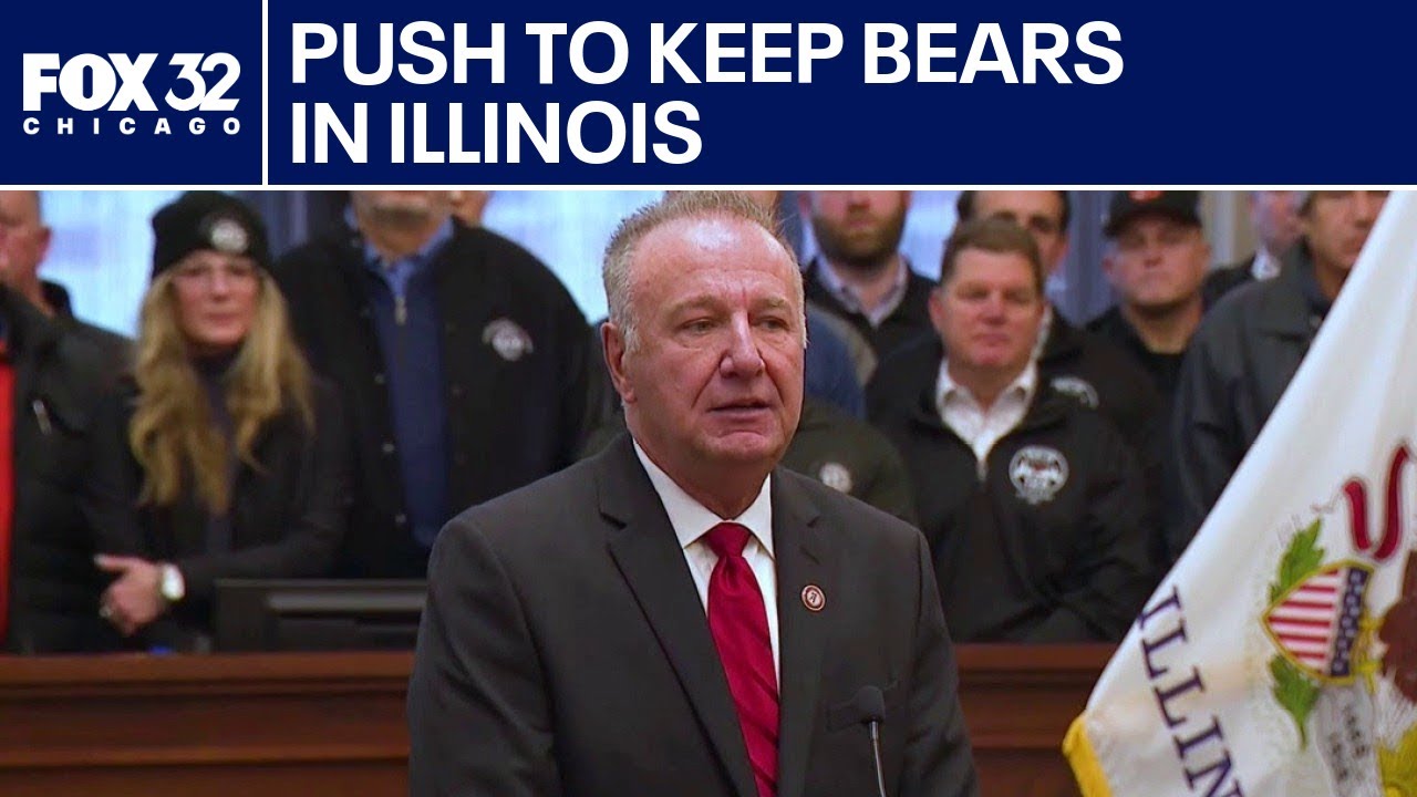 Arlington Heights leaders push lawmakers to keep the Bears in Illinois