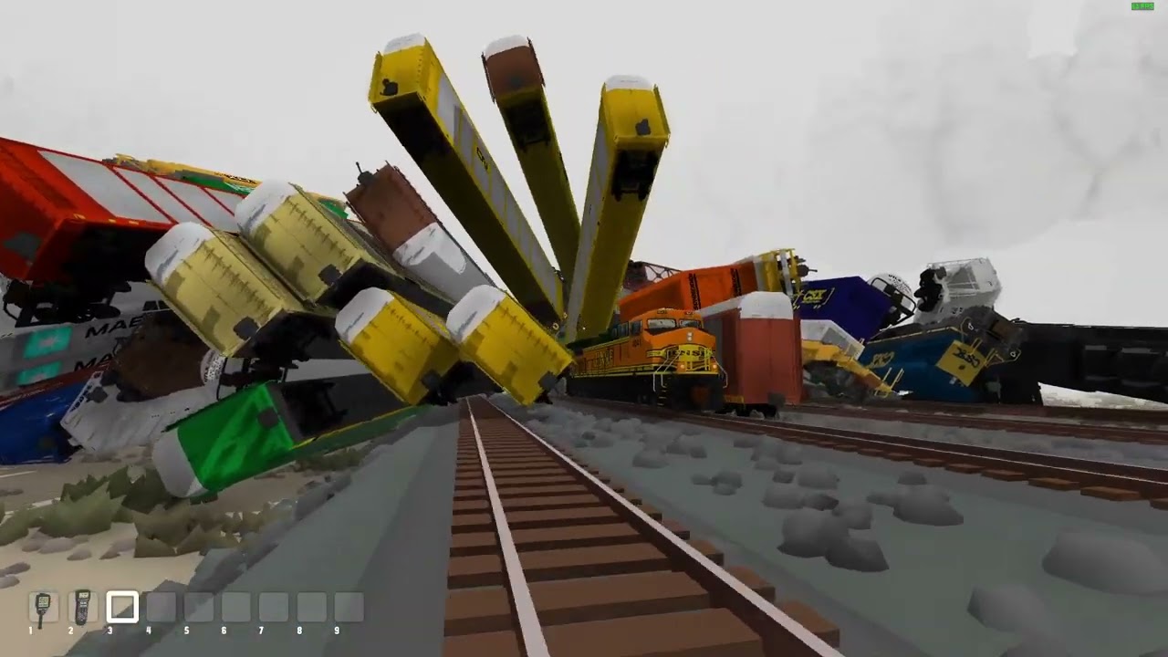 Rolling Line Train Crash Compilation 2