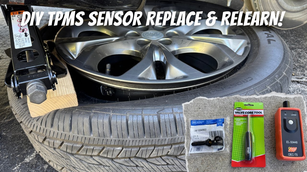 Как заменить датчик TPMS без шиномонтажного станка (+переподготовка датчика TPMS к автомобилю)