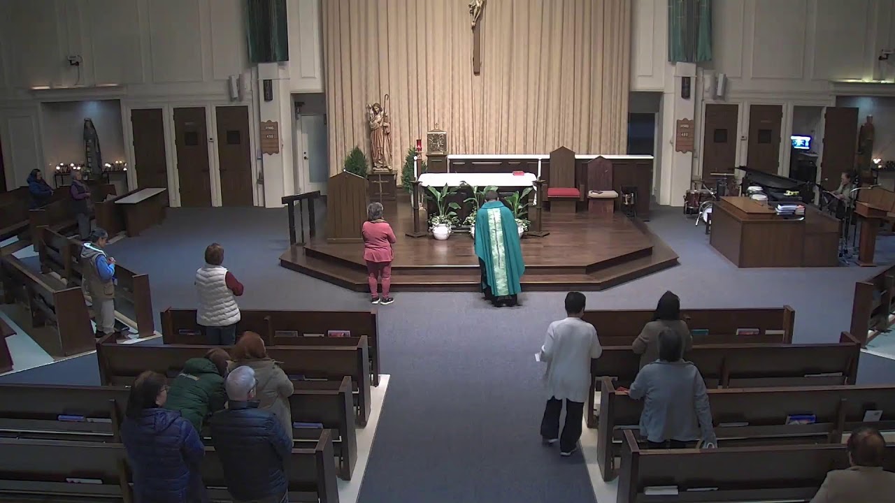 01/27/2026 Tuesday  7 30am  Mass & Divine Mercy Chaplet