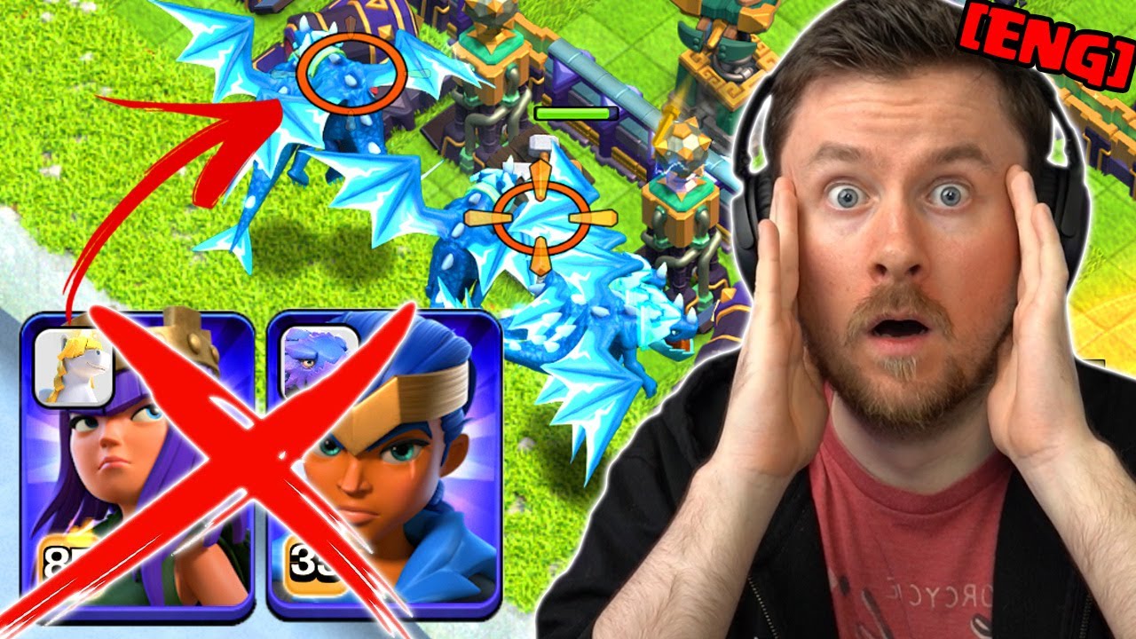 TOP 0.1% EDRAGON plays | 2 HERO SWAG VS MAXED TOWN HALL 15 (Clash of Clans)