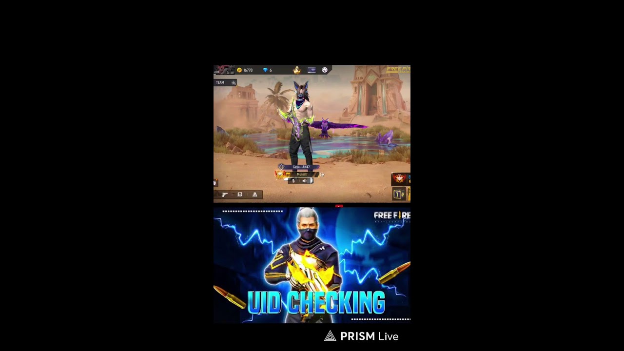 ff UID check and reaction or 1k comming soon 🙏and spicial giway
