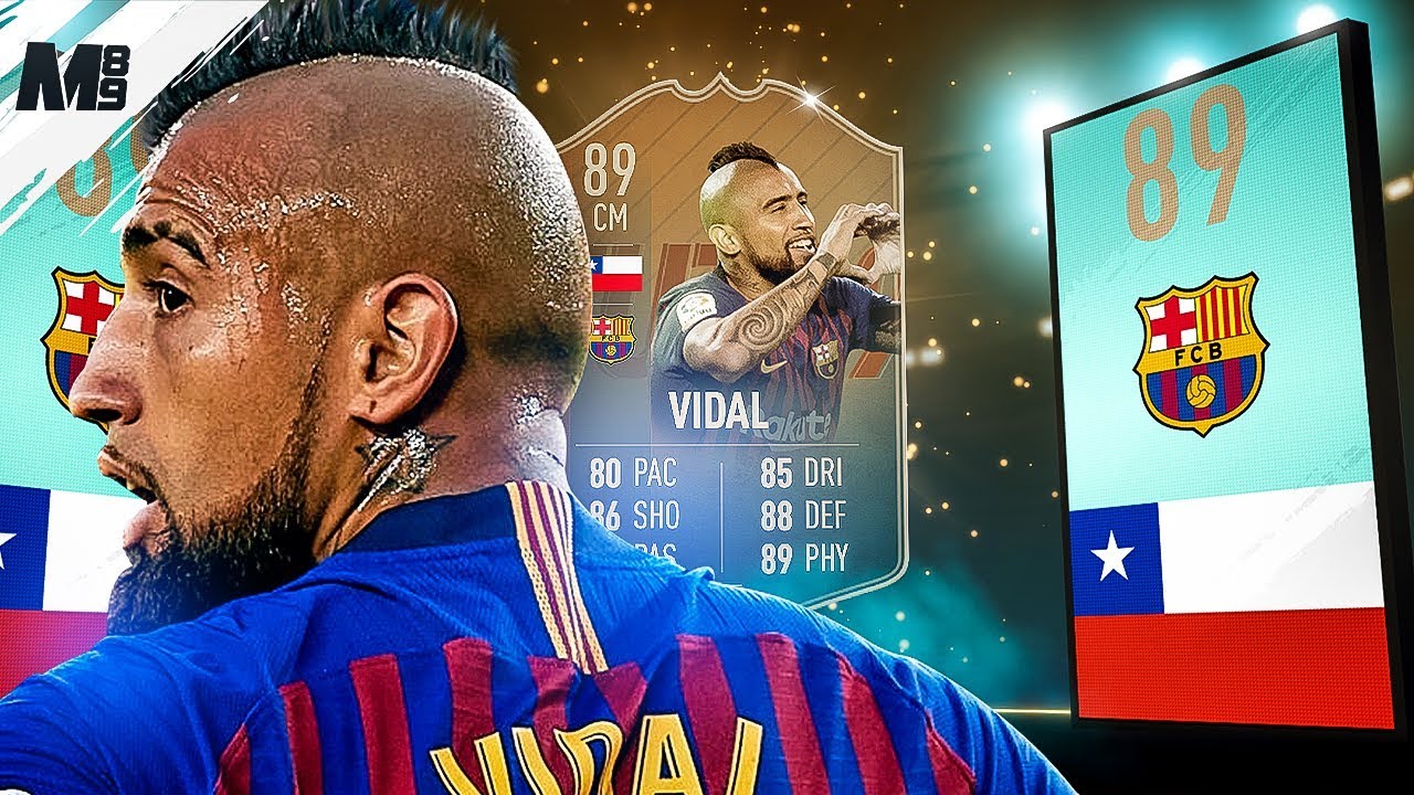 FIFA 19 FLASHBACK VIDAL REVIEW | 89 FLASHBACK VIDAL PLAYER REVIEW | FIFA 19 ULTIMATE TEAM