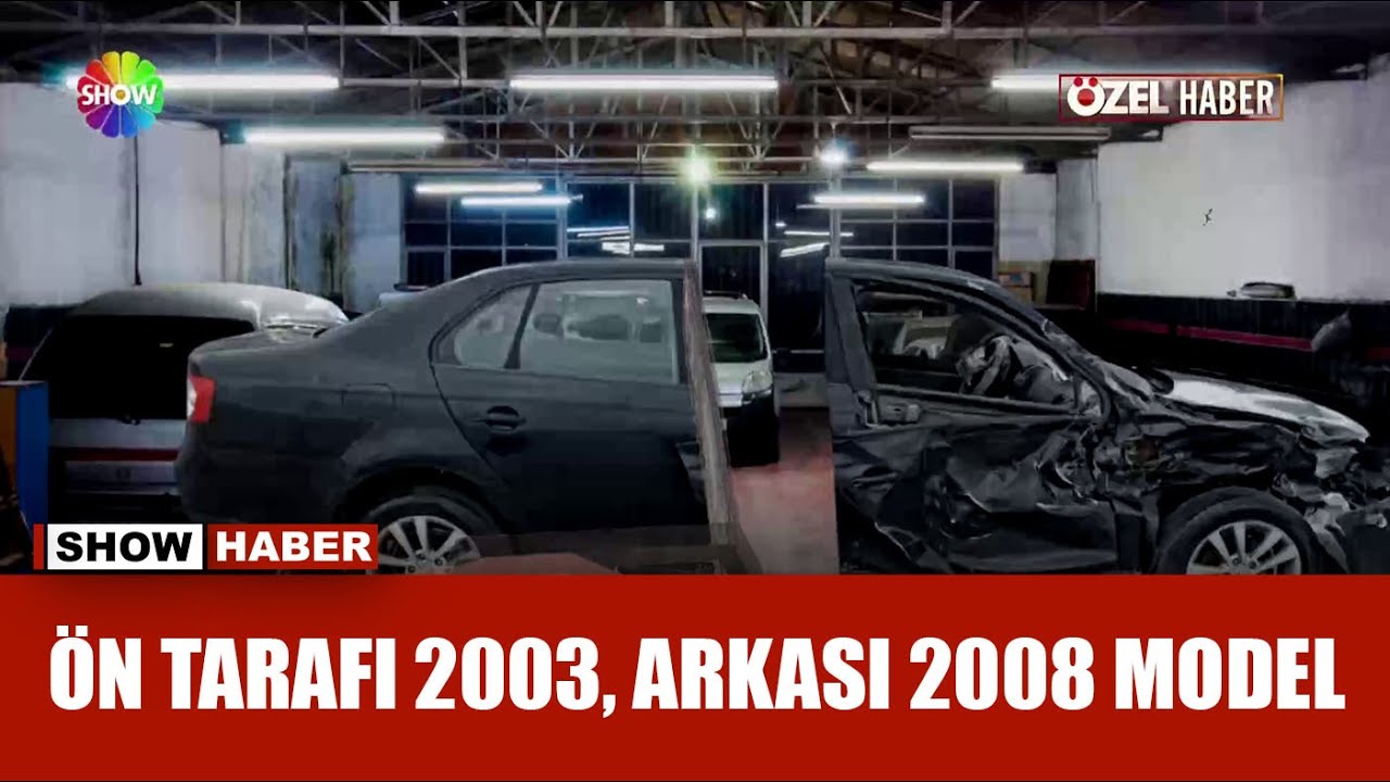 Parçalanmış 2 araçtan tek bir araç yaptılar
